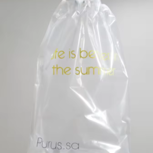 Transparent Drawstring Bag